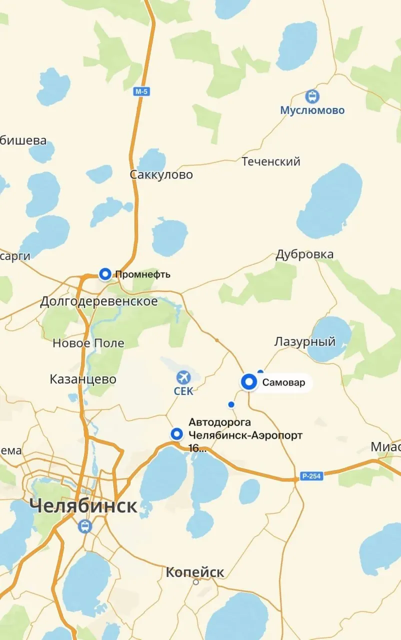 Движение на дороге Вахрушево—Долгодеревенское ограничено до 14:00. Отрезок с 2 по 12 км рекомендуется объехать через посёлок Лазурный.