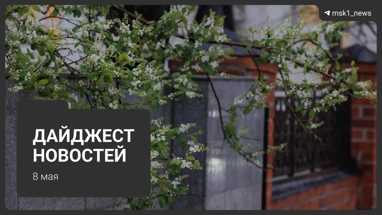 Короткий обзор: продлили закрытие участка синей ветки метро, новые детали Сокольнической линии, приезд глав государств на 9 Мая, ограничения связи и предстоящие отключения горячей воды.