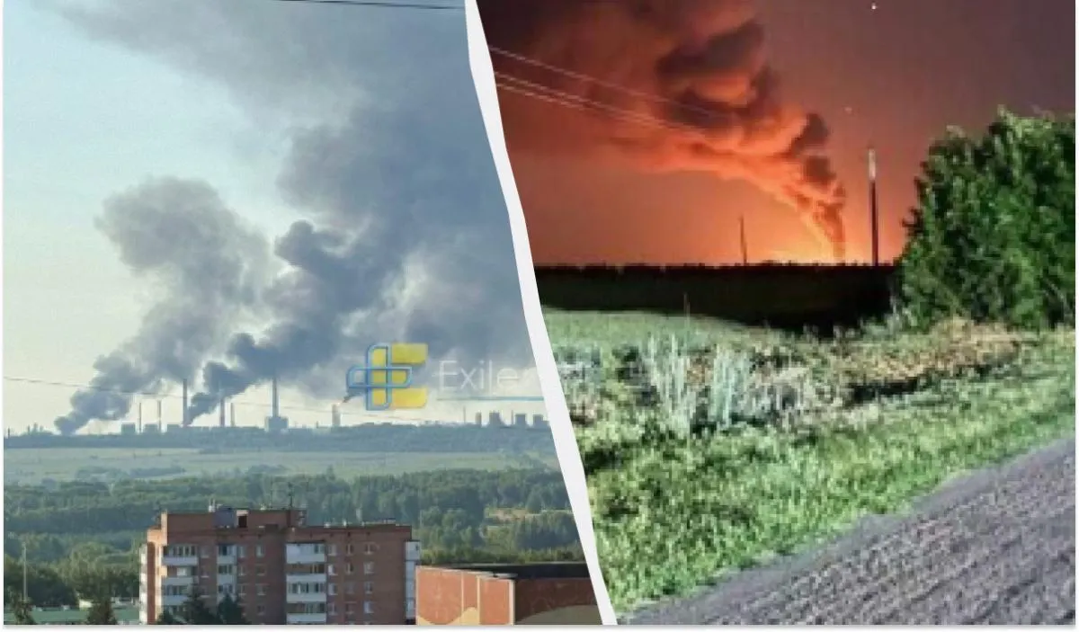 По сообщениям Генерального штаба ВСУ, атакованы аэродром в Воронежской области, нефтеперерабатывающие заводы в Саратовской области и Татарстане; также поражены мосты в Белгородской области и шесть танкеров в Черном и Азовском морях.
