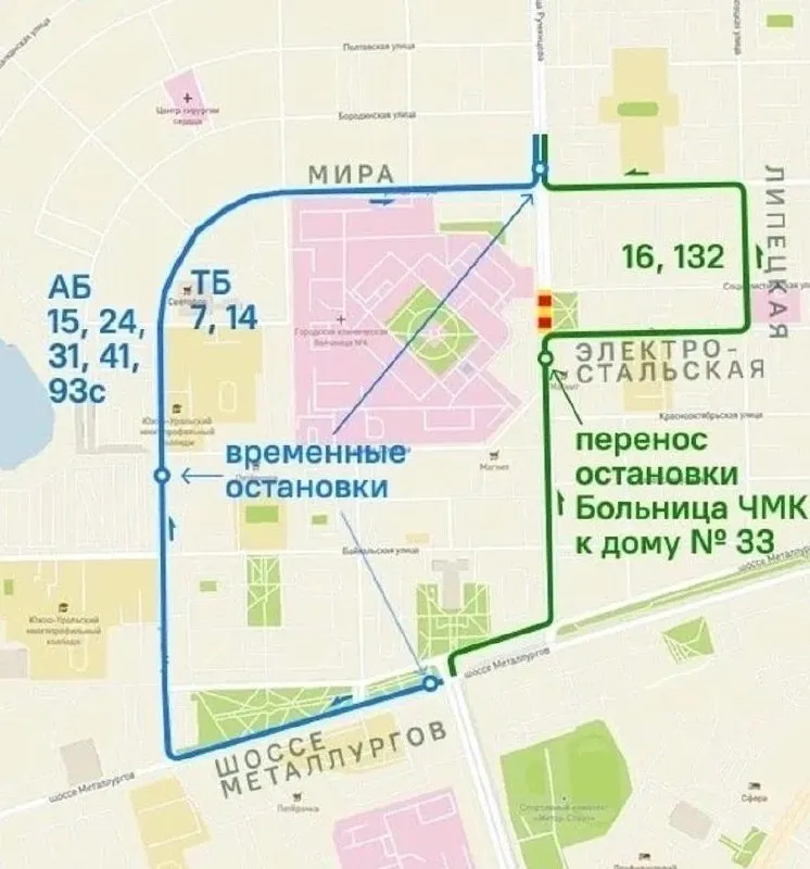 Из-за ремонта теплотрассы на Румянцева движение транспорта будет перенастроено на временные схемы с 23:00 17 августа по утро 25 августа; указаны обходы и новые остановки.