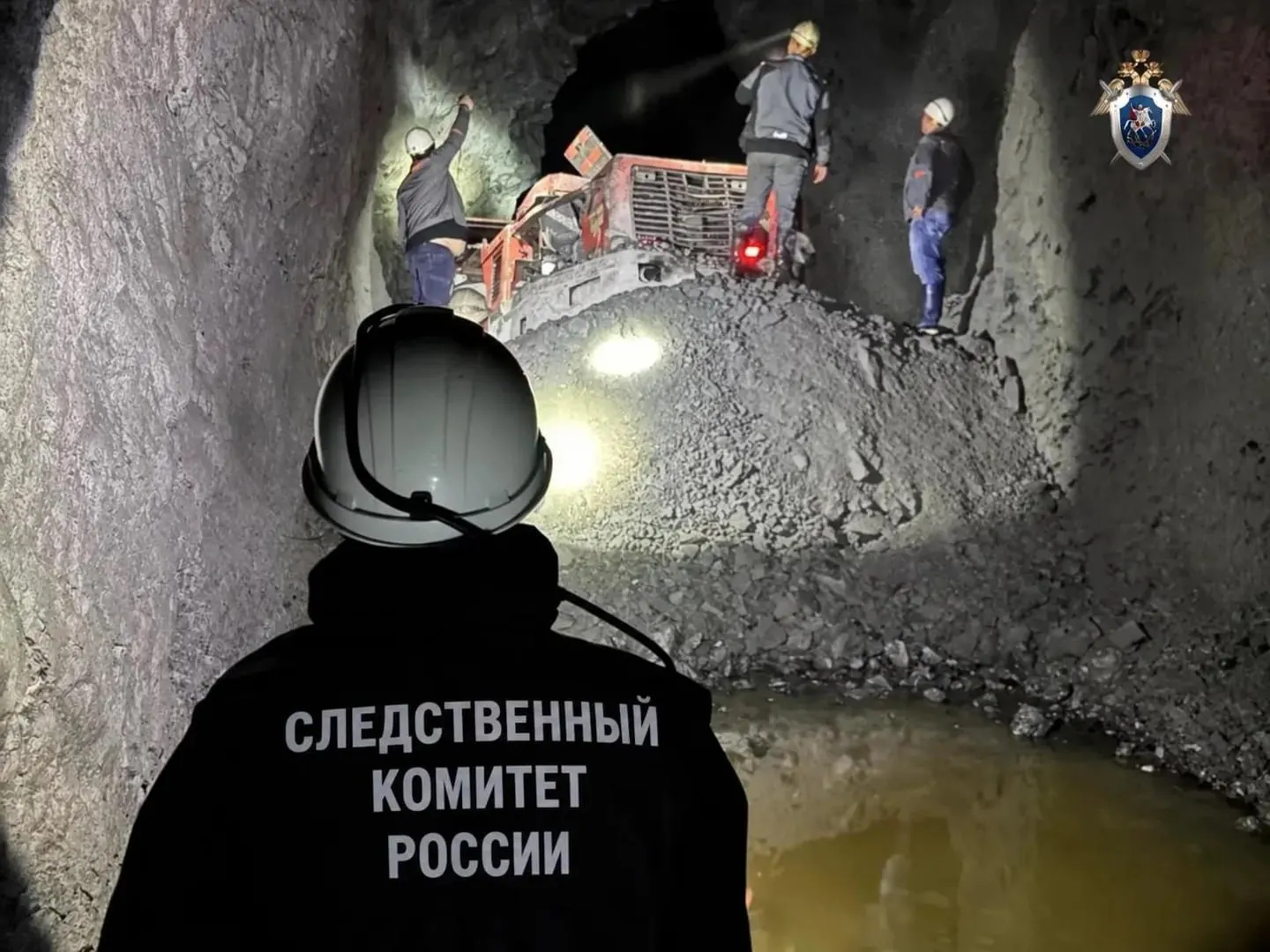 28-летний рабочий погиб во время работ по погрузке и выгрузке магнезитовой руды; возбуждено уголовное дело и началось расследование.